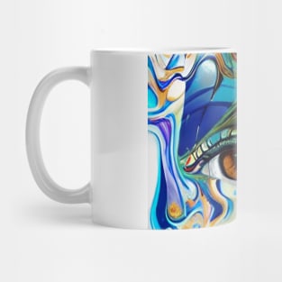 Eye in abstract Mug